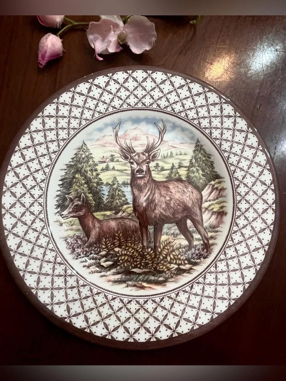 Royal Stafford Chantilly Stag England vtg royal